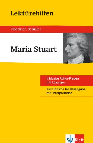 Beispielbild fr Lektrehilfen Friedrich Schiller "Maria Stuart" zum Verkauf von medimops