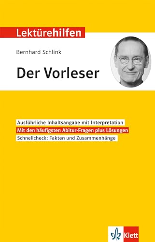 Stock image for Lektrehilfen Bernhard Schlink "Der Vorleser" -Language: german for sale by GreatBookPrices