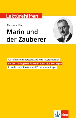 Beispielbild fr Lektürehilfen Thomas Mann, Mario und der Zauberer: Interpretationshilfe für Oberstufe und Abitur zum Verkauf von WorldofBooks