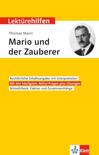Stock image for Lektürehilfen Thomas Mann, Mario und der Zauberer: Interpretationshilfe für Oberstufe und Abitur for sale by WorldofBooks