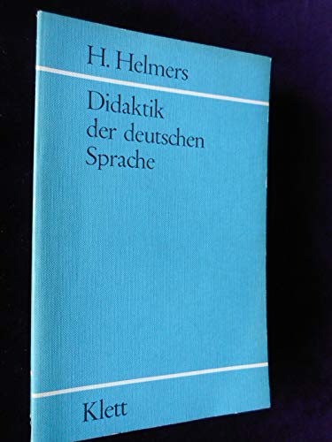 Beispielbild fr Didaktik der deutschen Sprache zum Verkauf von medimops