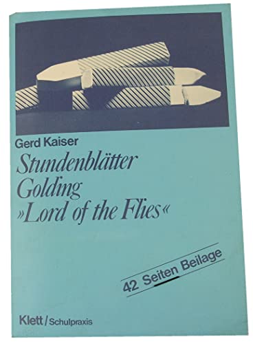 Beispielbild fr Stundenbltter Golding 'Lord of the Flies' zum Verkauf von Versandantiquariat Felix Mcke
