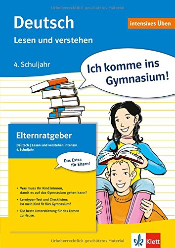 Beispielbild fr Ich komme ins Gymnasium! Deutsch intensiv. Lesen und verstehen. 4. Klasse: Intensiv-bungsbuch und Lsungsheft mit integriertem Elternratgeb zum Verkauf von Ammareal