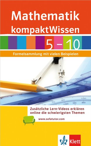 Beispielbild fr Kompaktwissen Mathematik 5 10: Formelsammlung mit vielen Beispielen zum Verkauf von DER COMICWURM - Ralf Heinig