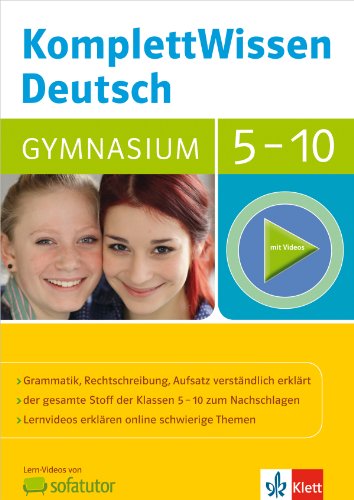 9783129260494: Klett Komplett Wissen Deutsch Gymnasium Klasse 5-10: Grammatik, Rechtschreibung, Aufsatz