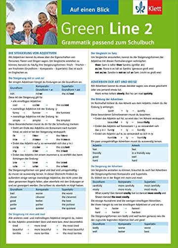 Beispielbild fr Green Line 2: Grammatik passend zum Schulbuch zum Verkauf von medimops