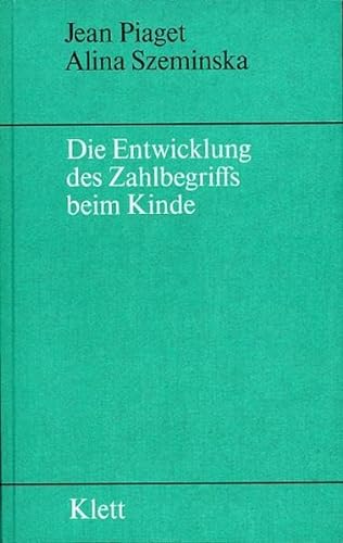 Die Entwicklung des Zahlbegriffs beim Kind (9783129264102) by Piaget, Jean; Szeminska, Alina