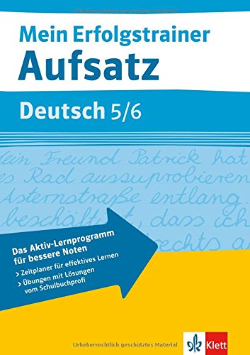 Beispielbild fr Mein Erfolgstrainer Aufsatz Deutsch 5./6. Klasse zum Verkauf von medimops