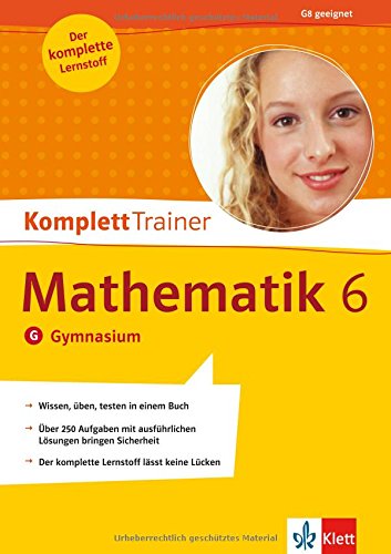 Stock image for KomplettTrainer Mathematik 6. Klasse. Gymnasium for sale by medimops