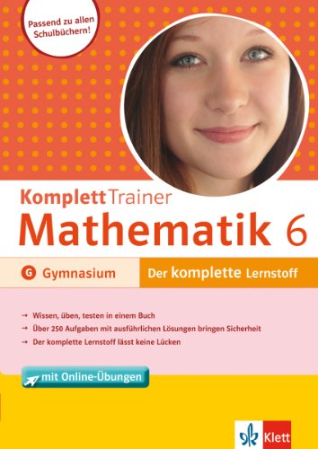 Stock image for KomplettTrainer Mathematik 6. Klasse Gymnasium for sale by Ammareal