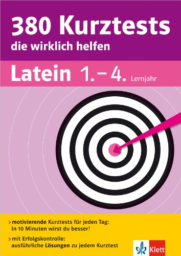 Imagen de archivo de 380 Kurztests die wirklich helfen. Latein 1.-4. Lernjahr a la venta por medimops