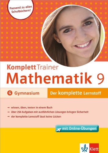 Stock image for KomplettTrainer Gymnasium Mathematik 9. Klasse: Buch mit Online-bungen for sale by medimops