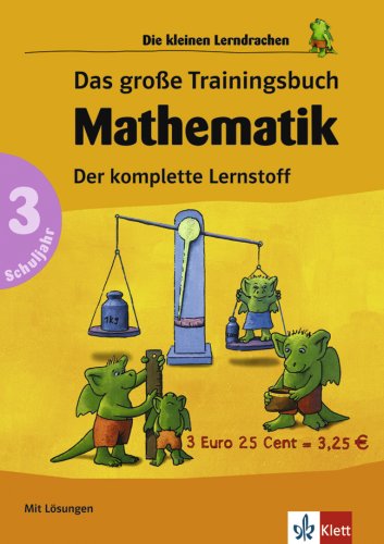 9783129292082: Das groe Trainingsbuch Mathematik 3. Schuljahr: Der komplette Lernstoff - Bergmann, Hans