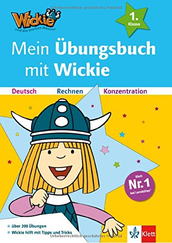 9783129293577: Mein bungsbuch mit Wickie: Deutsch, Rechnen, Konzentration 1. Klasse