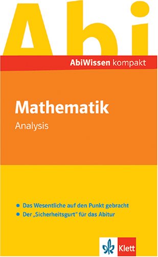 Beispielbild fr AbiWissen kompakt Mathematik. Analysis. zum Verkauf von Ammareal