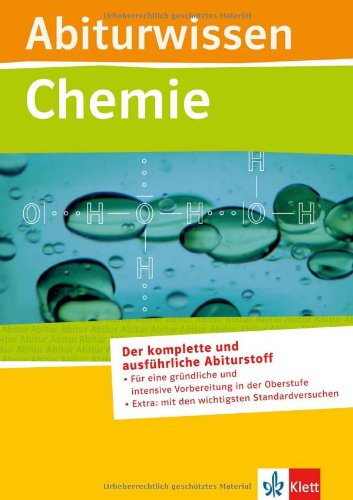 Stock image for Abiturwissen; Chemie for sale by Martin Greif Buch und Schallplatte