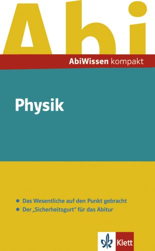 Beispielbild fr AbiWissen kompakt Physik. (Lernmaterialien) zum Verkauf von medimops