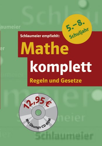 Stock image for Mathe komplett: Regeln und Gesetze. 5.-8. Schuljahr. Mit bungs-CD-ROM for sale by medimops