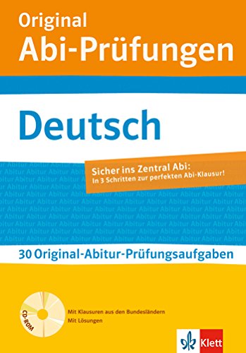 Stock image for Original Abi-Prfungen Deutsch: Mit weiteren regionalisierten Original-Prfungen auf CD-ROM for sale by medimops