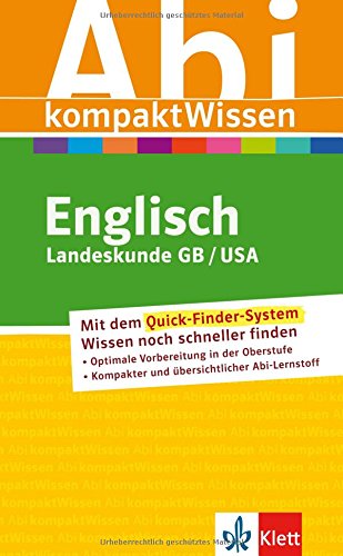 Beispielbild fr Abitur kompakt Wissen Englisch. Landeskunde GB/USA zum Verkauf von medimops