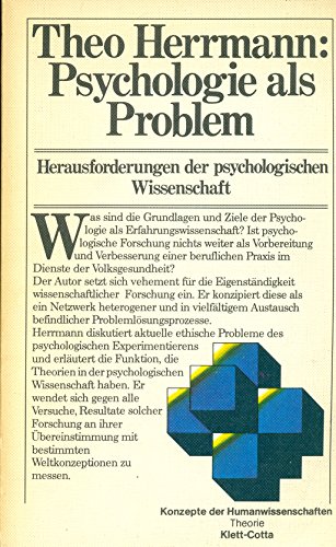 Beispielbild fr Psychologie als Problem. Herausforderungen der psychologischen Wissenschaft zum Verkauf von medimops