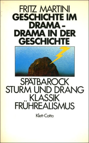Geschichte im Drama - Drama in der Geschichte. SpÃ¤tbarock, Sturm und Drang, Klassik, FrÃ¼hrealismus
