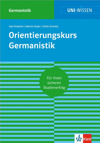 Beispielbild fr Orientierungskurs Germanistik zum Verkauf von medimops