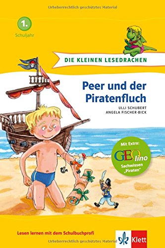 Stock image for Die kleinen Lesedrachen, Peer und der Piratenfluch, 1. Lesestufe, ab 1. Klasse fr Leseanfnger for sale by medimops
