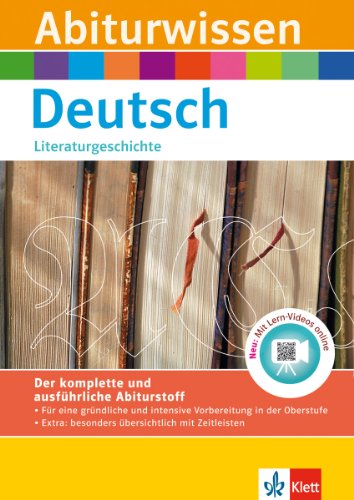 Beispielbild fr Abiturwissen Deutsch: Literaturgeschichte mit Lern-Videos zum Verkauf von medimops