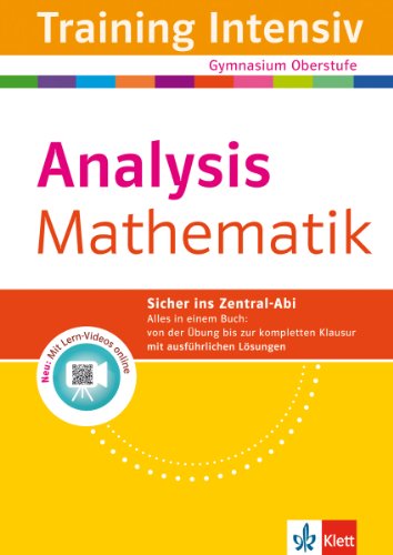 9783129491928: Training Intensiv Mathematik: Analysis mit Lern-Videos online