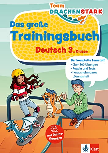 Beispielbild fr Klett Team Drachenstark Das groes Trainingsbuch Deutsch 3. Klasse: Der komplette Lernstoff zum Verkauf von medimops