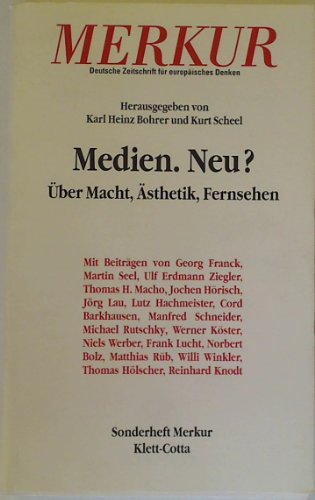 Stock image for Medien. Neu?: ber Macht, sthetik, Fernsehen for sale by Versandantiquariat Felix Mcke