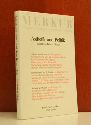 Ästhetik und Politik. Sonderheft Merkur. Dt. Zeitschrift f. Europäisches Denken. Heft 9/10. 40. Jg. 1986. (451/452). - Bohrer, Karl Heinz [Hrsg.]