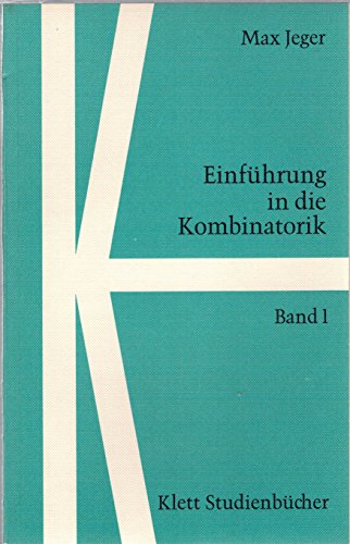 Stock image for Einfhrung in die Kombinatorik I for sale by medimops