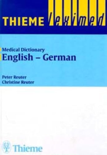 Stock image for Medizinisches Wrterbuch; Medical Dictionary, 2 Bde., Bd.1, English-German: Englisch-Deutsch v. 1 (Thieme Leximed) for sale by medimops