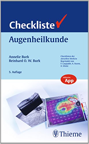 9783131005755: Burk, A: Checkliste Augenheilkunde