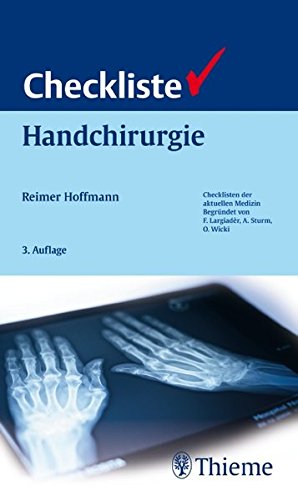 9783131024237: Checkliste Handchirurgie