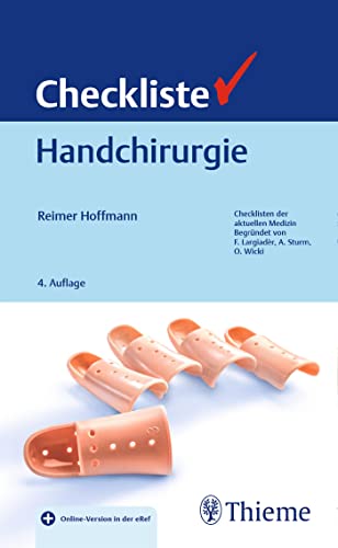 9783131024244: Checkliste Handchirurgie