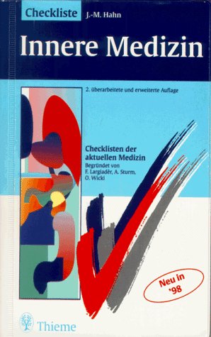 9783131072429: Checklisten der aktuellen Medizin, Checkliste Innere Medizin - Hahn, Johannes-Martin