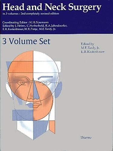 9783131104427: Head and Neck Surgery, Volume 1/1, 1/2, 2, 3: 1-3