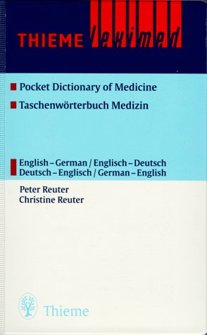 Beispielbild fr Taschenwrterbuch Medizin. Englisch- Deutsch / Deutsch- Englisch: Pocket Dictionary of Medicine zum Verkauf von medimops