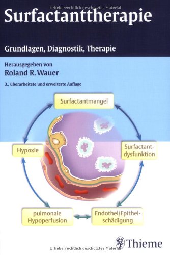 Beispielbild fr Surfactanttherapie Grundlagen, Diagnostik, Therapie Surfactantmangel Surfactantfunktionsstrungen Atemnotsyndrom bei Frh- und Neugeborenen Pathogenese Atemstrungen Pathophysiologie Pathomorphologie Molekularbiologie Epidemiologie Diagnostik Surfactanttherapie Langzeit-Prognose Surfactant bei Neugeborenenpneumonie Asthma bronchiale Mukoviszidose akute Infektionen der unteren Atemwege Atemnotsyndrom des Erwachsenen Mekoniumaspirationssyndrom akutes Lungenversagen Langzeitprognose Indikationen Surfactantanwendung Surfactantmangel bzw. -funktionsstrungen lsen nicht nur das Atemnotsyndrom bei Frh- und Neugeborenen aus - sie sind auch in die Pathogenese vieler Atemstrungen eingeschlossen. Erkenntnisse und praktische Erfahrungen - Pathophysiologie und Pathomorphologie, Molekularbiologie, Epidemiologie und Diagnostik,Surfactanttherapie und Langzeit-Prognose Neu - Kapitel ber die Rolle des Surfactant bei Neugeborenenpneumonie, Asthma bronchiale, Mukoviszidose, akuten Infektionen der unte zum Verkauf von BUCHSERVICE / ANTIQUARIAT Lars Lutzer