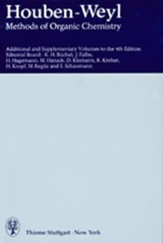 9783131116345: Houben-Weyl Methods of Organic Chemistry: Volume E23d/1: Substance Index, Aliphatic Compounds II, Alkynes, Alkenes, Alkanes