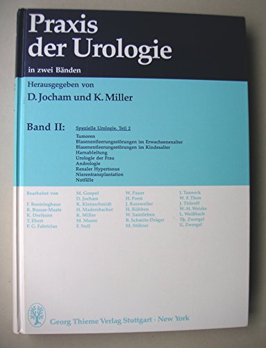 Stock image for Praxis der Urologie, 2 Bde., Bd.2, Spezielle Urologie, Tl.2 for sale by medimops