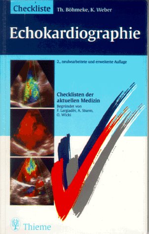 Stock image for Checklisten der aktuellen Medizin, Checkliste Echokardiographie for sale by medimops