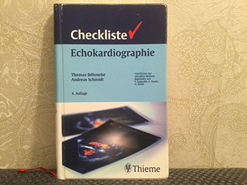 9783131294043: Checkliste Echokardiographie