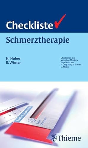 Imagen de archivo de Checkliste Schmerztherapie a la venta por medimops