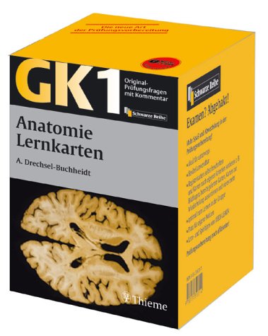 Imagen de archivo de Original-Prfungsfragen GK 1. Anatomie Lernkarten. Bibliographie a la venta por medimops