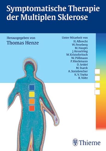 Beispielbild fr Symptomatische Therapie der Multiplen Sklerose von Thomas Henze (Herausgeber) Vielfltige Symptome beeintrchtigen die Lebensqualitt von MS-Patienten erheblich.Multiple Sklerose - Symptome effektiv behandeln AusfhrlicheSymptombeschreibungund differenzierte Darstellung der einzelnen klinischen ManifestationenUmfassendes Behandlungskonzeptunter Bercksichtigung der Wirksamkeit und Bedeutung der vielfltigen TherapiemglichkeitenMultiple Sklerose - Symptome effektiv behandelnDie Multiple Sklerose ist in Mitteleuropa sicher die hufigste chronisch entzndliche Erkrankung des Zentralen Nervensystems und sie ist bislang nicht heilbar. Ihre vielfltigen Symptome beeintrchtigen den Tagesablauf, die sozialen Aktivitten, das Berufsleben und damit die Lebensqualitt der Patienten ganz erheblich. Neben einer konsequenten Immunmodulation oder Immunsuppression ist daher eine ebenso konsequente Behandlung dieser Symptome erforderlich.Das vorliegende Buch beschreibt diese Symptome zunchst ausfhr zum Verkauf von BUCHSERVICE / ANTIQUARIAT Lars Lutzer