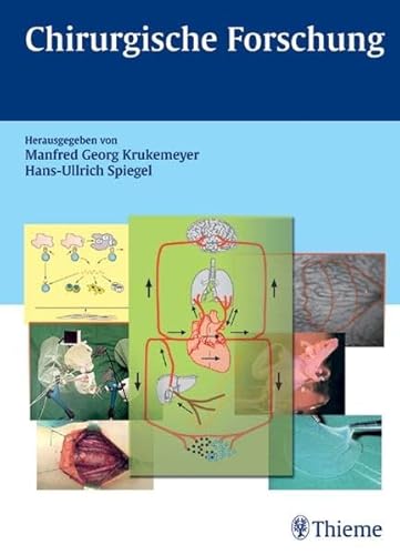 Imagen de archivo de Chirurgische Forschung [Gebundene Ausgabe] Manfred Georg Krukemeyer Hans-Ulrich Spiegel Chirurgie Grundlagenforschung Medizin Klinische Fcher Grundlagen chirurgischer Forschung.Umfassender Einblick in chirurgische Forschungsprojekte Ntzlich bei der Planung, Weiterentwicklung und Neudefinition wissenschaftlicher ProjekteDas Buch fasst die Grundlagen der chirurgischen Forschung zusammen. Es richtet sich insbesondere an die in der chirurgischen Forschung ttigen rzte und Naturwissenschaftler wie auch an Doktoranden der Medizin und der verwandten Disziplinen. Dem jungen medizinisch-naturwissenschaftlich interessierten Forscher wird in diesem Werk ein umfassender Einblick in die unterschiedlichen chirurgischen Forschungsprojekte geboten. Dadurch kann er seine Zielvorstellungen nher definieren. Mithilfe von Adressen und ausfhrlichen Literaturverzeichnissen findet er einen optimalen Einstieg in sein wissenschaftliches Curriculum vor. Das Werk dient aber auch dem bereits ttigen Forscher a la venta por BUCHSERVICE / ANTIQUARIAT Lars Lutzer